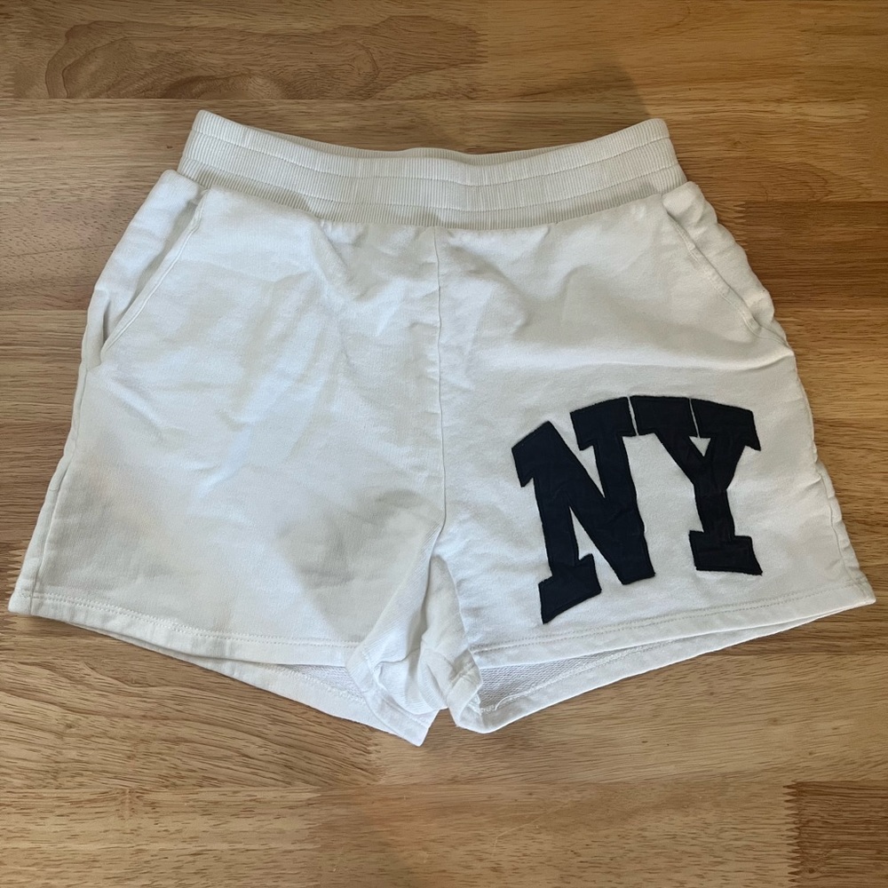 ZARA Women’s High Waisted New York Varsity Shorts